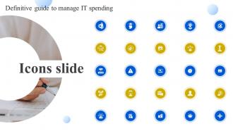 Icons Slide Definitive Guide To Manage It Spending Strategy SS V