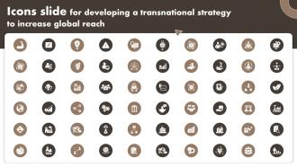 Icons Slide Developing A Transnational Strategy To Increase Global Reach