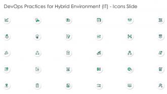 Icons slide devops practices for hybrid environment it