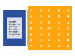 Icons slide digital marketing service provider proposal ppt powerpoint presentation gallery