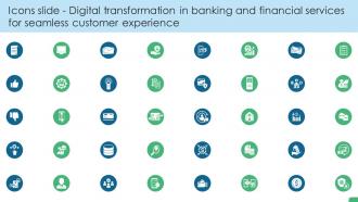 Icons Slide Digital Transformation In Banking And Financial Services For Seamless Customer DT SS