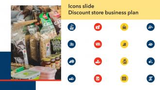 Icons Slide Discount Store Business Plan Discount Store Business Plan BP SS