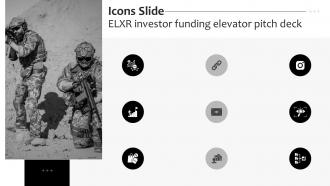 Icons Slide ELXR Investor Funding Elevator Pitch Deck