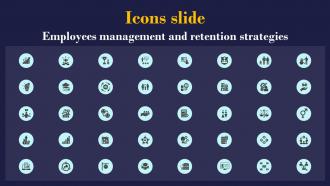 Icons Slide Employees Management And Retentionstrategies