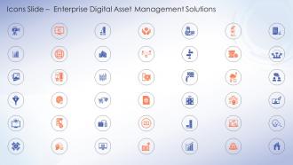 Icons Slide Enterprise Digital Asset Management Solutions