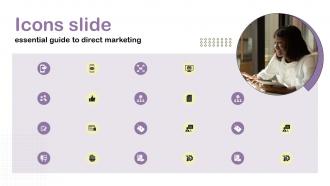 Icons Slide Essential Guide To Direct Marketing MKT SS V