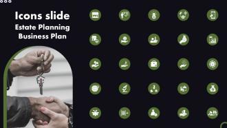 Icons Slide Estate Planning Business Plan BP SS
