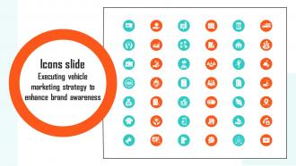 Icons Slide Executing Vehicle Marketing Strategy To Enhance Brand Awareness Strategy SS V