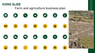 Icons Slide Farm And Agriculture Business Plan BP SS
