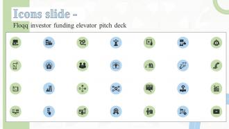 Icons Slide FLOQQ Investor Funding Elevator Pitch Deck