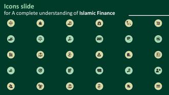 Icons Slide For A Complete Understanding Of Islamic Finance Fin SS V