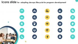 Icons Slide For Adopting Devops Lifecycle For Program Development
