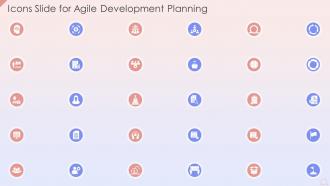 Icons Slide For Agile Development Planning Ppt Powerpoint Presentation Gallery Tips