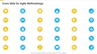 Icons slide for agile methodology ppt background