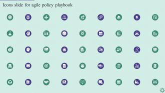 Icons Slide For Agile Policy Playbook