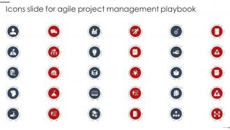 Icons Slide For Agile Project Management Playbook