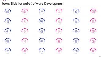 Icons slide for agile software development