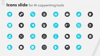 Icons Slide For AI Copywriting Tools AI SS V