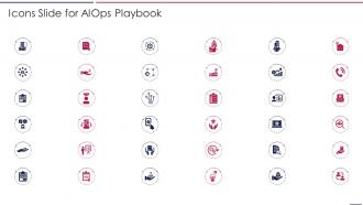 Icons Slide For AIOps Playbook Ppt Pictures