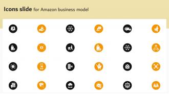 Icons Slide For Amazon Business Model BMC SS
