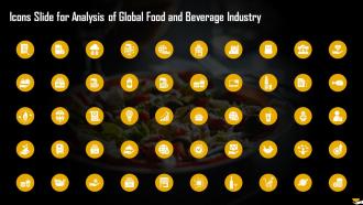 Icons Slide For Analysis Of Global Food And Beverage Industry Ppt File Graphics Download