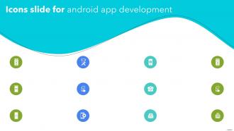 Icons Slide For Android App Development Ppt Power Point Presentation File Information