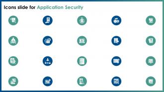 Icons Slide For Application Security Ppt File Designs Download