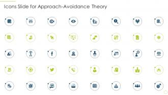 Icons slide for approach avoidance theory approach avoidance theory