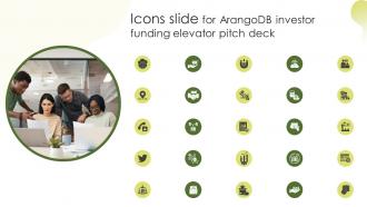 Icons Slide For ArangoDB Investor Funding Elevator Pitch Deck