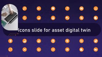 Icons Slide For Asset Digital Twin Ppt Outline Example Introduction