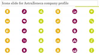 Icons Slide For Astrazeneca Company Profile CP SS