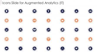 Icons Slide For Augmented Analytics IT Ppt Designs