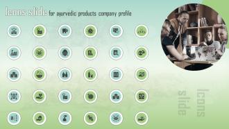 Icons Slide For Ayurvedic Products Company Profile Cp Ss V