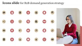 Icons Slide For B2b Demand Generation Strategy