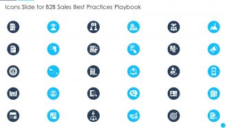Icons Slide For B2B Sales Best Practices Playbook Ppt Slides Background Images