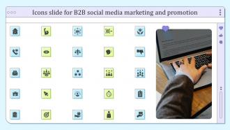 Icons Slide For B2b Social Media Marketing And Promotion Ppt Slides Background Designs