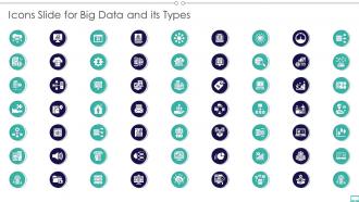 Icons Slide For Big Data And Its Types