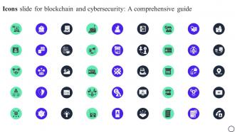 Icons Slide For Blockchain And Cybersecurity A Comprehensive Guide BCT SS V
