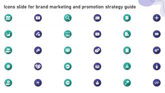 Icons Slide For Brand Marketing And Promotion Strategy Guide Ppt Slides Example File