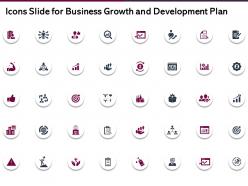 Icons slide for business growth and development plan ppt powerpoint slide