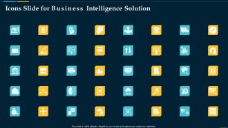 Icons Slide For Business Intelligence Solution Ppt Show Graphics Pictures