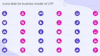 Icons Slide For Business Model Of LYFT BMC SS