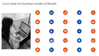 Icons Slide For Business Model Of Reddit BMC SS