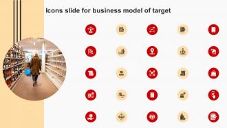 Icons Slide For Business Model Of Target BMC SS