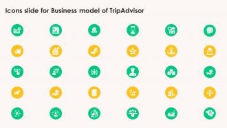 Icons Slide For Business Model Of Tripadvisor BMC SS