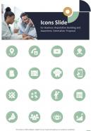 Icons Slide For Business Reputation Building And Awareness One Pager Sample Example Document