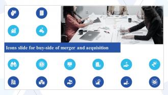 Icons Slide For Buy Side Of Merger And Acquisition Ppt Professional Maker
