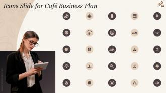 Icons Slide For Cafe Business Plan BP SS