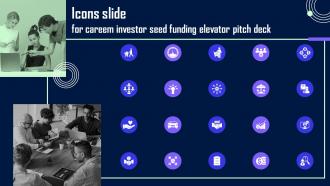 Icons Slide For Careem Investor Seed Funding Elevator Pitch Deck