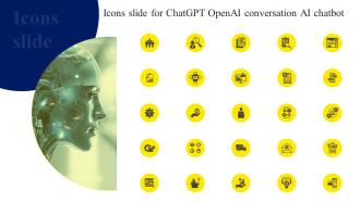 Icons Slide For ChatGPT OpenAI Conversation AI Chatbot ChatGPT CD V